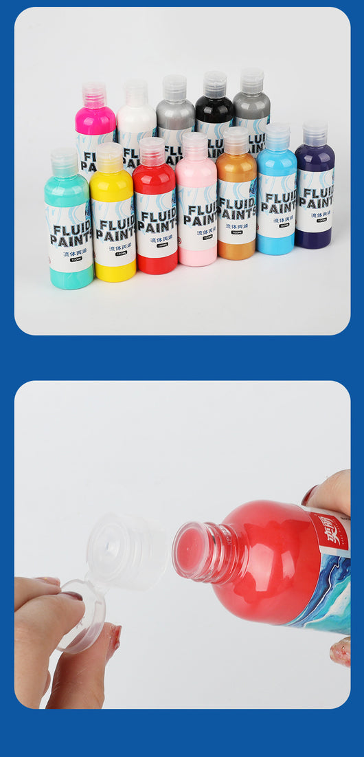 Kit de Pintura Acrílica Fluida para Niños - Oso Artesanal DIY - Image 29