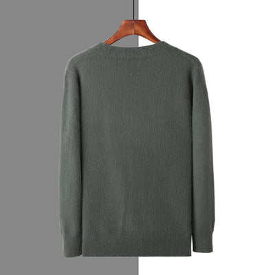 Cardigan Tejido con Cuello V y Botones para Hombre - Image 4