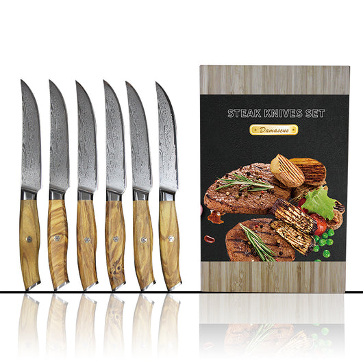 Cuchillo Damasco para Carne Acero Inoxidable Premium - Image 2