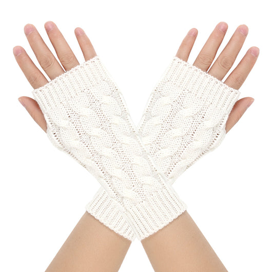 Guantes de Lana Cálidos con Dedos Abiertos para Hombre - Image 5