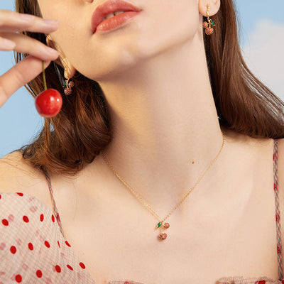 Aretes de Cereza Elegantes y Versátiles para Mujer - Image 10