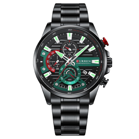Reloj Deportivo de Acero Inoxidable con Seis Esferas - Cuarzo Precisión - Image 2