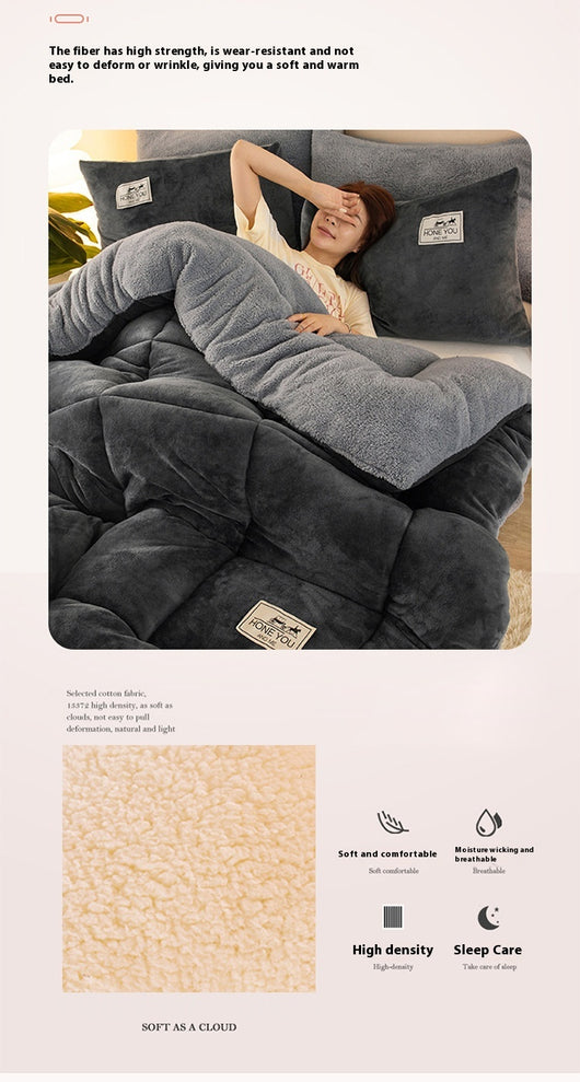 Edredón Térmico de Coral Fleece para Invierno - Image 19