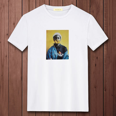 Camiseta Suelta de Algodón para Hombre de Manga Corta - Image 4