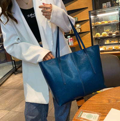 Bolso Tote de Cuero Encerado para Mujer - Bolsa de Hombro Elegante y Versátil - Image 23