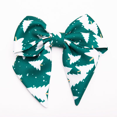 Pañuelo Estampado con Mariposas y Moño Triangular - Image 11