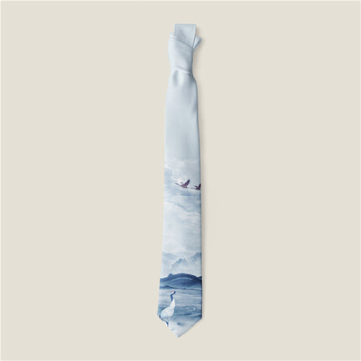 Corbata Estampada con Diseño Animal y Rosa Creativo - Image 2