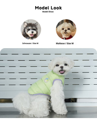 Chaleco Acolchado Reversible para Mascotas - Colores Pastel Invierno - Image 9