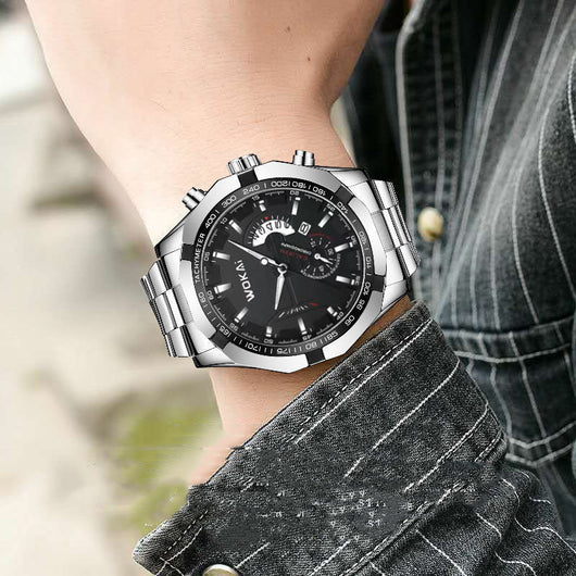 Reloj de Pulsera Calendario Acero Inoxidable - Image 14