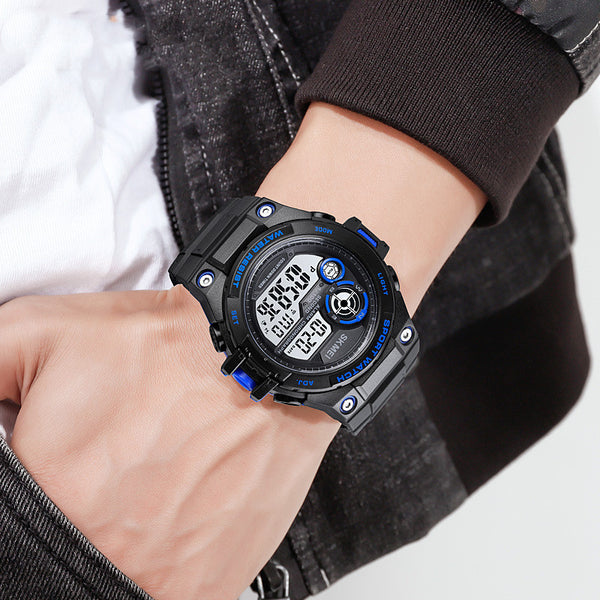 Reloj Deportivo Multifunción Impermeable con Luz Nocturna