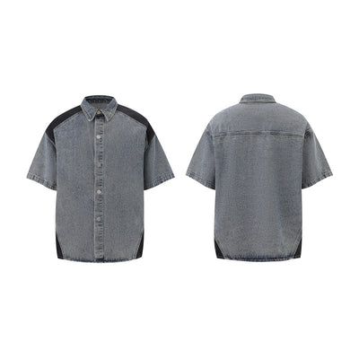 Traje de Mezclilla Vintage Personalizado Efecto Desgastado - Image 75