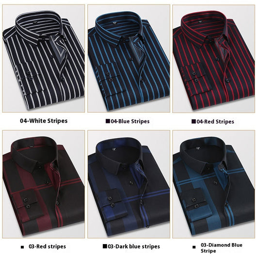 Camisa Casual Slim Fit de Manga Larga para Hombre - Image 18