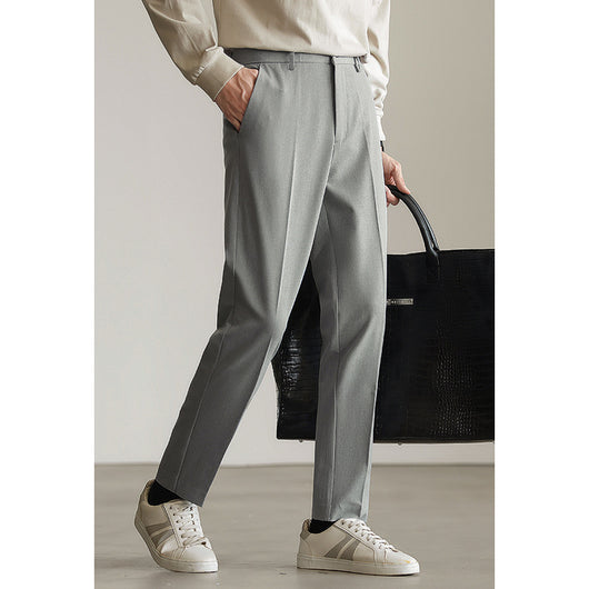 Pantalones de Vestir Ejecutivos Dos Tonos Resistentes a Arrugas - Image 3