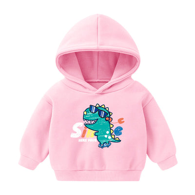 Sudadera Infantil con Capucha Forrada en Polar - Diseño Cartoon para Otoño e Invierno - Image 18