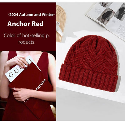 Gorro de Lana Gruesa Tejido para Otoño e Invierno - Image 2