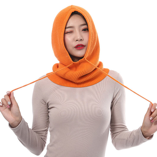 Babero Tejido de Lana con Capucha para Hombre y Mujer - Image 11