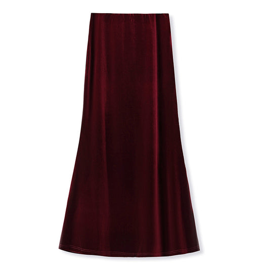 Falda Larga Estilo Nacional Otoño - Diseño Elegante y Moderno - Image 7