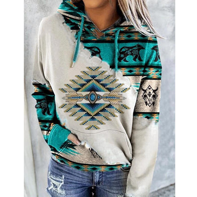 Suéter Étnico Estampado para Mujer - Image 2