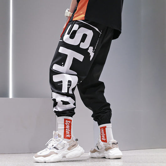 Pantalones Harem Sueltos con Estampado - Diseño Moderno y Cómodo - Image 3