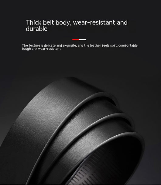 Cinturón de Cuero Ejecutivo con Hebilla Automática sin Agujeros - Image 37