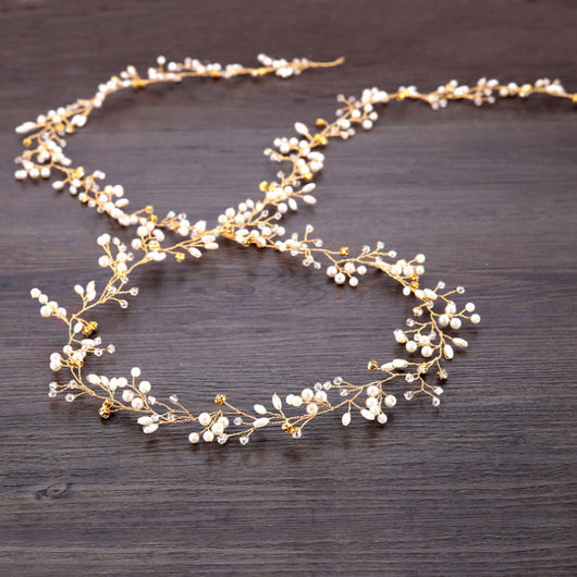 Diadema de Cristal y Perlas para Vestido de Novia - Image 7