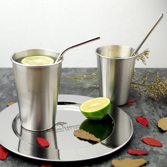 Vaso de Baño Acero Inoxidable 304 para Pareja - Diseño Nórdico Minimalista - Image 2