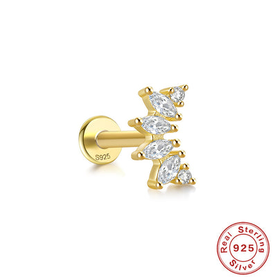 Aretes de Plata 925 Libélula con Diamantes y Ojo de Caballo - Image 14