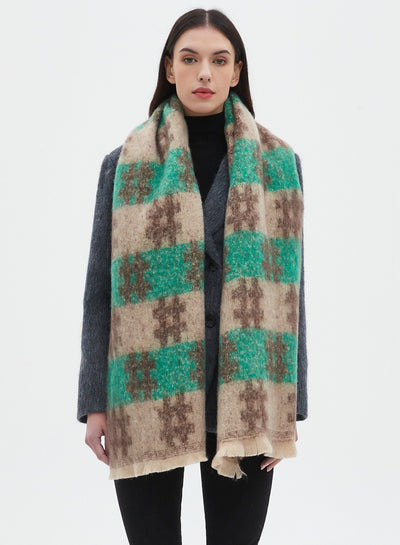 Bufanda Jacquard con Patrón Europeo y Americano - Image 14
