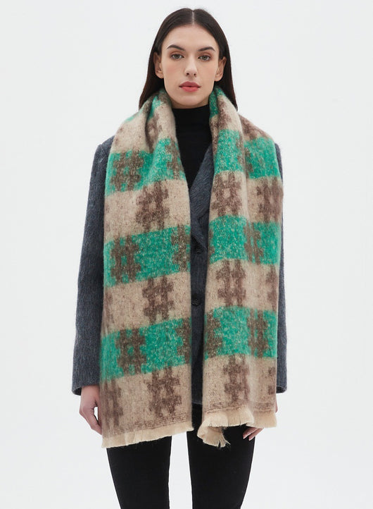 Bufanda Jacquard con Patrón Europeo y Americano - Image 14
