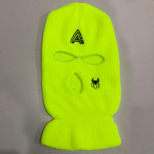 Gorro Tejido Cálido con Bordado de Araña y Tres Agujeros - Image 19