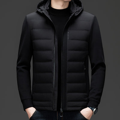 Chaqueta Acolchada de Plumón de Pato con Capucha - Image 2