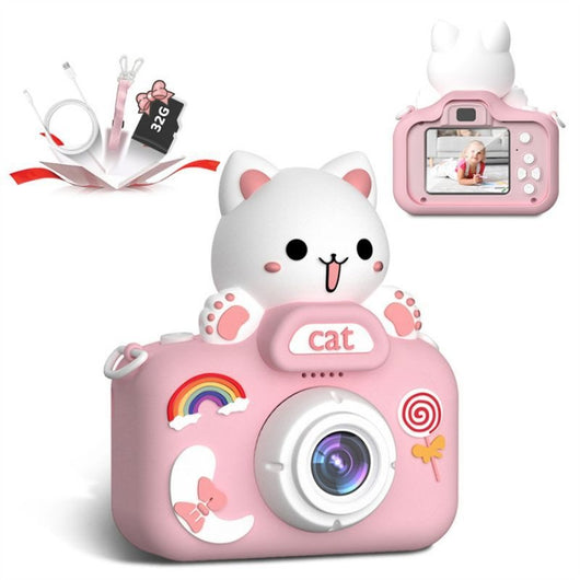 Cámara Digital Infantil Gatito Cabezón - Fotografía para Niños - Image 13