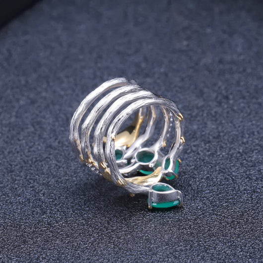 Anillo Personalizado con Gemas Incrustadas Diseño Exclusivo - Image 21