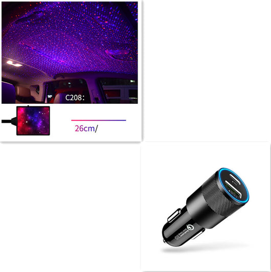 Proyector de Luces Estrelladas USB - Iluminación LED Galaxia para Auto e Interior - Image 23
