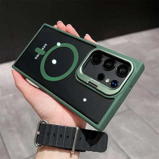 Funda Magnética para Celular con Marco de Lente y Soporte Metálico - Image 24