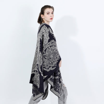 Bufanda Capa de Cachemira para Mujer - Abrigo Versátil Otoño Invierno - Image 19