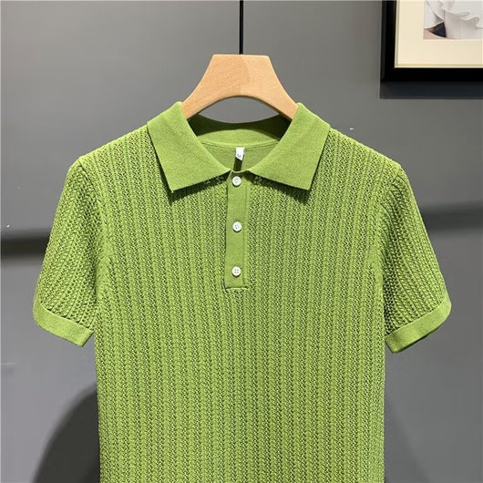 Camiseta Tipo Polo Cuello Solapa - Hombre Verano Versátil - Image 24