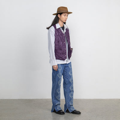Jeans para Mujer con Cortes y Dobladillo Quemado - Image 4