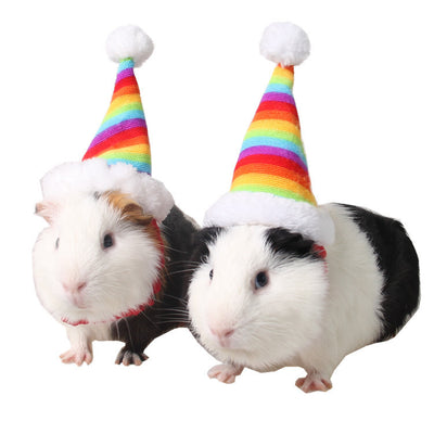 Gorro Navideño Rojo para Erizo con Correas de Franela - Image 5