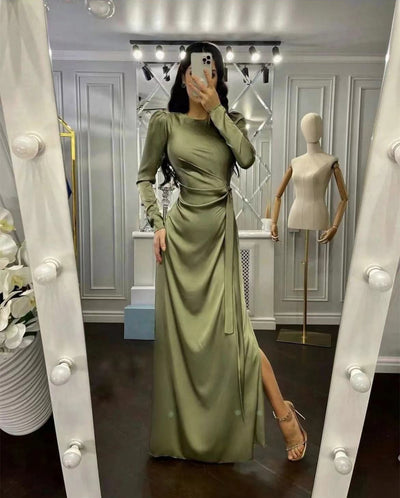 Vestido Asimétrico Ajustado a la Cintura - Image 6
