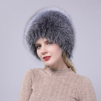 Gorro Tejido con Pelaje de Zorro - Protección Auditiva Cálida para Otoño e Invierno - Image 19