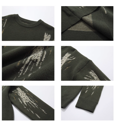 Suéter Holgado de Cuello Redondo para Hombre - Image 22