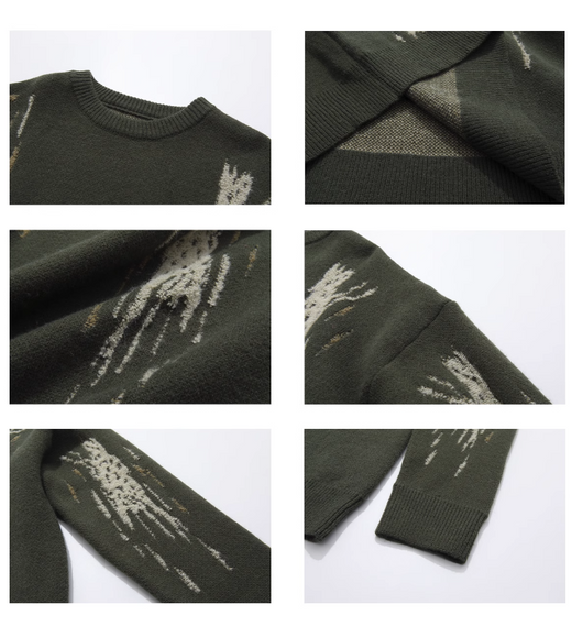 Suéter Holgado de Cuello Redondo para Hombre - Image 22