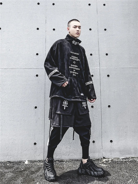 Pantalones Sueltos Efecto Dos Piezas - Diseño Moderno Noveno - Image 7