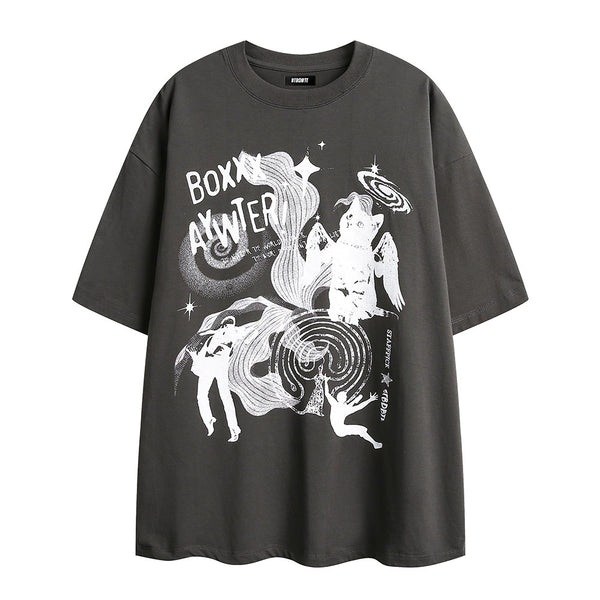 Playera Estampada con Diseño Creativo para Hombre