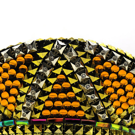 Gorro Plano Dorado con Diamantes para Fiestas y Carnavales - Image 22