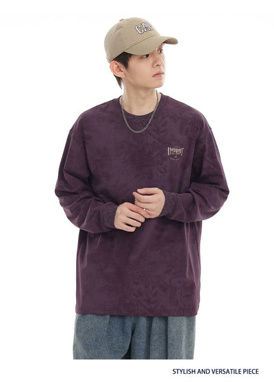 Playera Oversized Manga Larga Tie-Dye Retro Estilo Vintage - Image 22