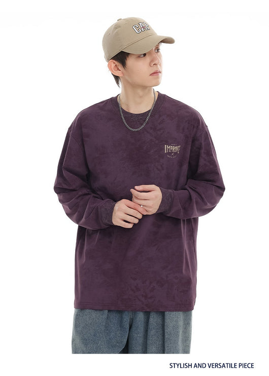 Playera Oversized Manga Larga Tie-Dye Retro Estilo Vintage - Image 22