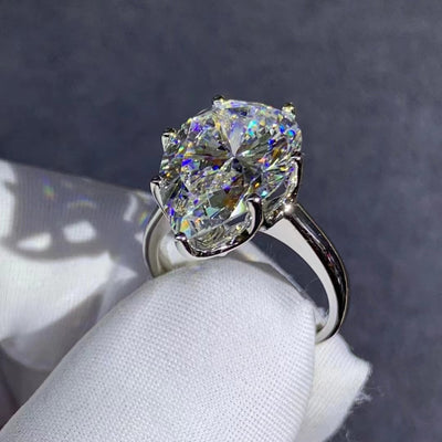 Anillo de Diamante Talla Gota en Circón Amarillo de Alto Carbono - Image 26