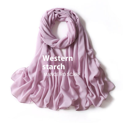 Pañuelo Chiffon Perla Multiuso - Velo Elegante para Cabello y Cuello - Image 87